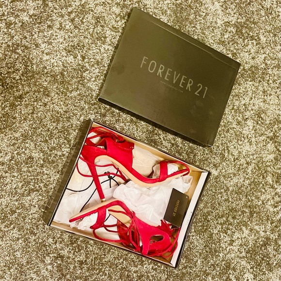 Forever 21 Shoes - Forever 21 Sexy Wraparound Stilettos 👠